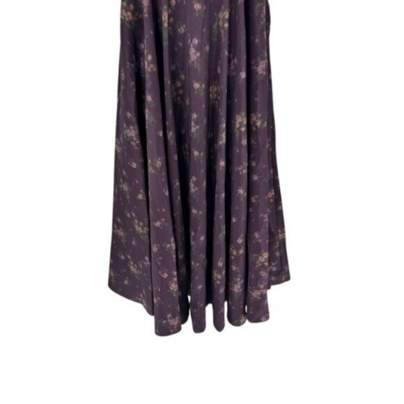 Tuckernuck NEW Purple Amethyst Rosette Naomi A Line Floral Maxi Dress Size XL - Picture 5 of 10